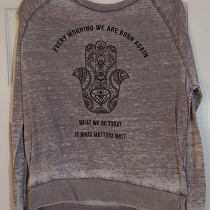 Long sleeve shirt with design